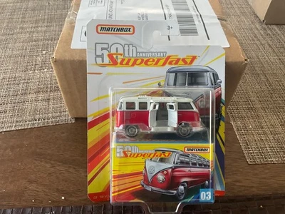 2019 MATCHBOX 50TH ANN.SUPERFAST! '59 VOLKSWAGEN 23 МИКРОАВТОБУС - Изображение 1 из 2