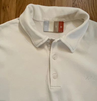 Camisa Polo KITH Algodón-Elastano Dobladillo Acanalado Blanca Manga Corta Bordado Logo L Foto 1 de 4