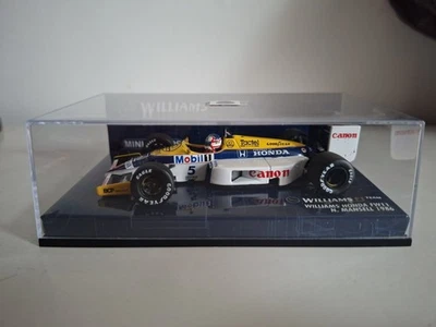Minichamps F1 1:43 Williams Honda FW11 Nigel Mansell 1986 Diecast Model.  New. - Image 1 of 4