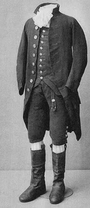 New Gray Fashion Clothing 1790th Wool 18th Century Frock Coat + Vest & Breeches - Picture 1 of 13