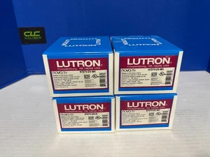 4 Stück! NEU Lutron Nova T NTSTV-DV-WH einpoliger Dimmschalter Vorschaltgerät Steuerung - Bild 1 von 1
