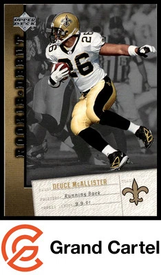 2006 Upper Deck Rookie Debut #61 Deuce McAllister - Saints GRAND-CARTEL - Image 1 of 2