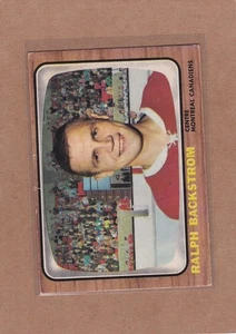 1966-67 TOPPS HOCKEY RALPH BACKSTROM #75 CANADIENS POOR/GOOD *A38341 - Picture 1 of 1