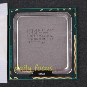 Intel Xeon X5677 SLBV9 3.46 GHz AT80614005145AB CPU Processor LGA 1333 MHz - Picture 1 of 2