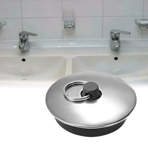 Lavello IN Gomma Spina Tappo di Scarico Per 40mm for Vasca Cucina Acqua Blocca - Foto 1 di 12