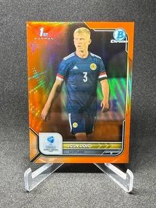 2022-23 Bowman Chrome UEFA Under21 Championship Josh Doig /25 Scotland RC Rookie - Bild 1 von 3