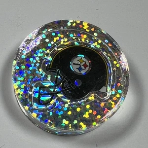 POG Pittsburg Steelers Football Helmet Plastic Slammer Thick Acrylic 90's - Picture 1 of 4