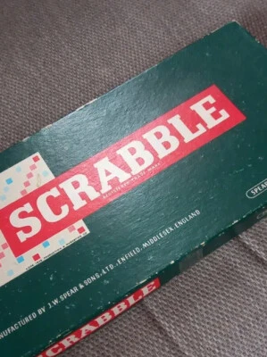 spears scrabble family board game retro game complete vintage  - Image 1 of 2