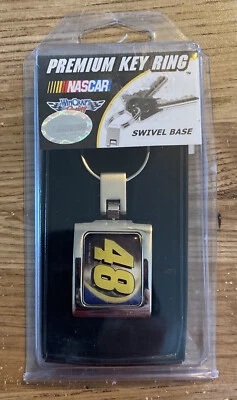 Jimmie Johnson #48 NASCAR/WinCraft Racing Premium Swivel Base Key Ring. NewW/Box - Image 1 of 3