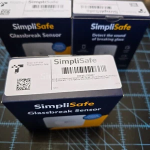 SimpliSafe Glassbreak Sensor – 3 Pack – Break-In Detection – Gen 3 Compatible – - Picture 1 of 6