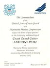 USCG Coast Guard Cutter Anthony Petit Launching Service . Mainette Wis. - 1H 