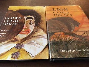 David John Kleis Book Clown In The Moon & Lion Under The Sun Books Lot Of 2 - Picture 1 of 6