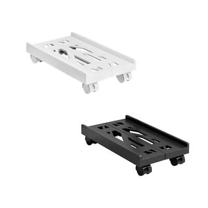 Mobile CPU Stand Adjustable Computer Tower Stand with 4 Caster Wheel - Picture 1 of 12