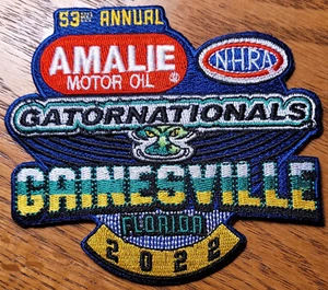 NHRA 2022 Gatornationals Patch, Pin, and 3D Pin Lot - Picture 1 of 3