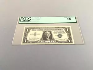 U.S. 1 Dollar FR 1620 1957-A 'Silver Certificate' PCGS 58 - Picture 1 of 4