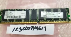 1GB 2RX8 DDR DDR1 PC2700E 333MHZ 184PIN DUAL RANK 64X8 ECC NON-REG - Picture 1 of 1