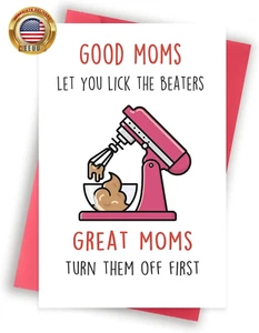 Funny Mother’S Day Card for Wife, First Birthday Card for Mom, Unique Mothers Da - Picture 1 of 7