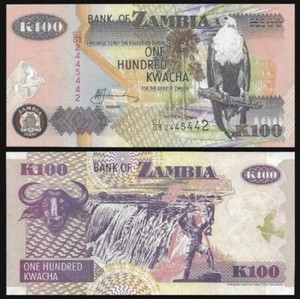 ZAMBIA 100 Kwacha, 2006, P-38, UNC World Currency - Picture 1 of 1