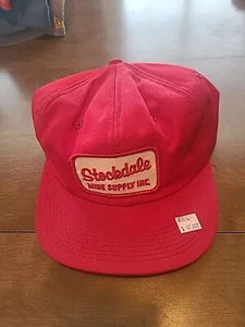 Nice Vintage K Brand  Stockdale Mine Supply Inc Snapback Patch Hat - Picture 1 of 4