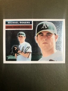 2005 Topps Heritage Chrome Refractor THC96 Michael Rogers RC 0918/1956 Pristine! - Bild 1 von 7