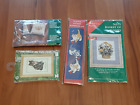 Cross Stitch Patterns, Permin , Craft Collection And Textile Heritage X 4