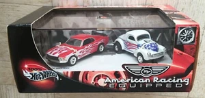 NEU 2001 Mattel Hot Wheels Sammlerstücke American Racing ausgestattetes Auto Set Mustang - Bild 1 von 3