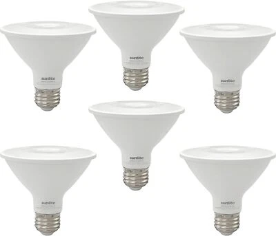 Sunlite 41806 LED PAR30 Reflector Light Bulb 9W (75W=) 2700K Soft White - 6 Pack - Image 1 of 2