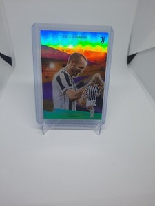 2021-22 Topps Juventus Team Set Giorgio Chiellini Title Winners Purple 02/15 #43