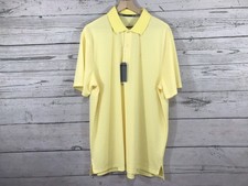 Southern Tide Men’s Yellow White Stripe Polo Shirt Size XXL