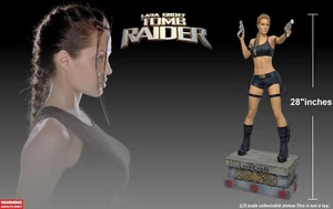 hot Tomb Raider Lara Croft 1/3 polystone statue figure angelina jolie toys 1/4 2 - Picture 1 of 6