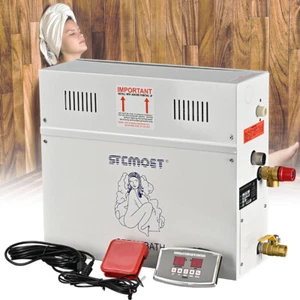 6KW Steam Generator ST-135M 220V Controller Bath Shower Home SPA Sauna - Picture 1 of 11