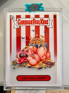 2024 Topps Garbage Pail Kids: Junk Food John #2a 1st series Media Menace GPK - Bild 1 von 2