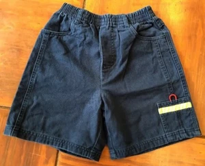 High Waist DISNEY Shorts Blue Yellow and Red on Pocket Size 6/ 7 - Picture 1 of 6