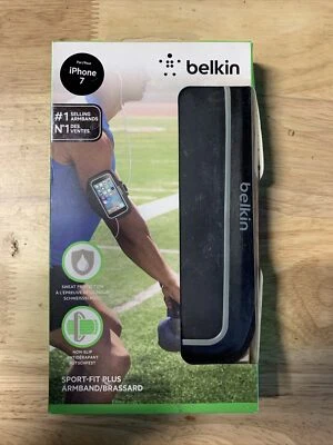 Belkin Sport-Fit Armband/Brassard iPhone 7 New In Box Black - Image 1 of 2