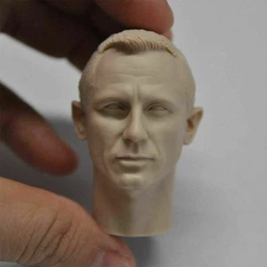 James Bond 007 Hombre Agente Soldado 1/6 Cabeza Escultura Cabeza Daniel Craig Modelo Tallada - Imagen 1 de 3