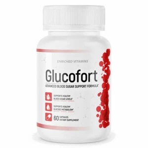 Glucofort Advanced Formula Cholesterol Blood Sugar Glucose Support - Picture 1 of 5