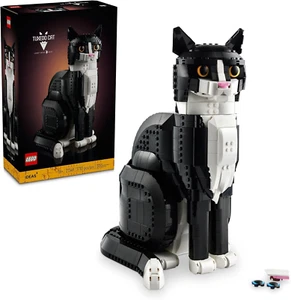 LEGO Ideas Tuxedo Cat - Building Sets for Adults Ages 18+ - DIY Crafts Kit for H - Picture 1 of 12