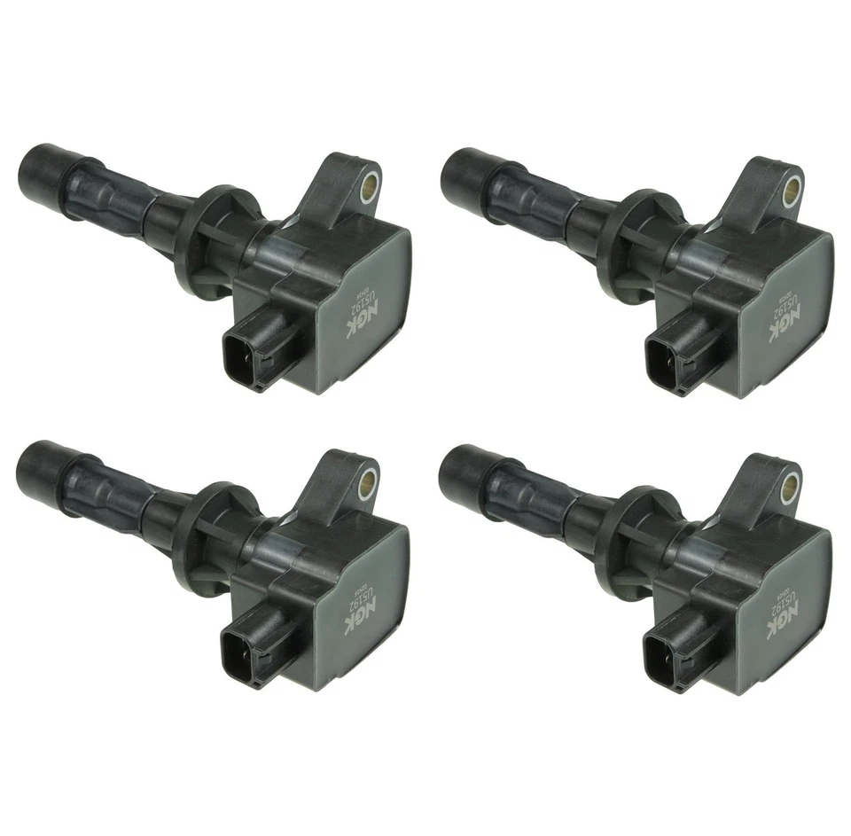 Set of 4 NGK Direct Ignition Coils for Ford Fusion Mercury Milan 2.3L L4 06-09 - Image 1 of 1