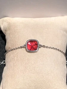 Boccadamo Bracciale in bronzo rodiato con pietra ross-Gioielleria Ottaviani Roma - Imagen 1 de 4