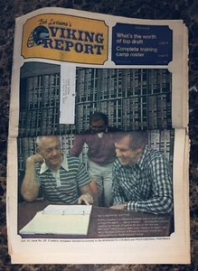 De colección Bob Lurtsema's Minnesota Vikings Report 1980 NFL Coach Grant / GM Lynn - Imagen 1 de 1