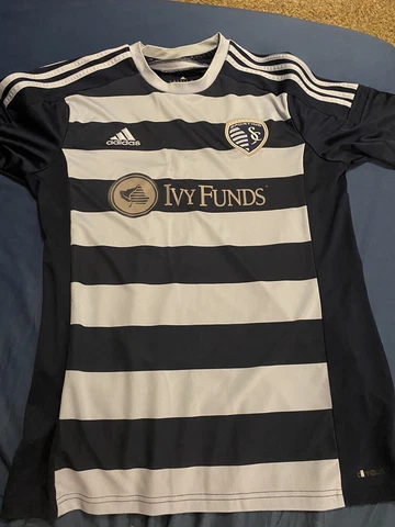 Adidas SPORTING KANSAS CITY Replica 2014 Away Jersey - Medium Cover