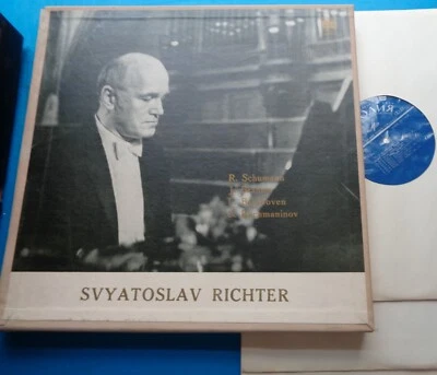 Sviatoslav Richter SCHUMANN/BEETHOVEN/RACHMANINOV Melodiya 3 LP 33CM 03739-03744 - Image 1 of 3