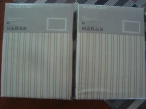 ZWEI (2) - Alvine Ljuv Kissenbezüge 20 x 36"" (51 x 91 cm) KING gestreift NEU Neu in Verpackung - Bild 1 von 8