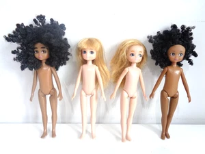 Paquete de 4 muñecas Arklu Lottie de 18 cm de altura sin ropa - Imagen 1 de 8