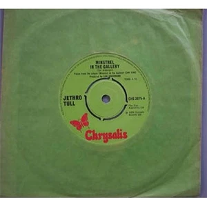 JETHRO TULL MINSTREL IN THE GALLERY 7" B/W SUMMERDAY SANDS 1975 UK - Picture 1 of 1