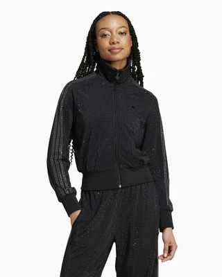 Chaqueta deportiva para mujer Adidas Originals Stones Atlanta estampada con pedrería Foto 1 de 4