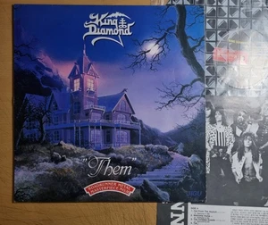 VG / KING DIAMOND - Them [ 1990 Korea Orig 1st Vinyl ] w/Insert - Picture 1 of 5