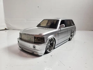 Gebrauchter Jada Toys Euro-Spec Range Rover silber Maßstab 1:24 Diecast Dub City - Bild 1 von 12