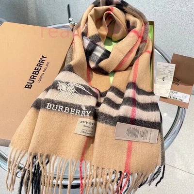 Bufanda reversible Burberry Nova Check nueva con etiquetas con caja de regalo y bolsa Foto 1 de 4