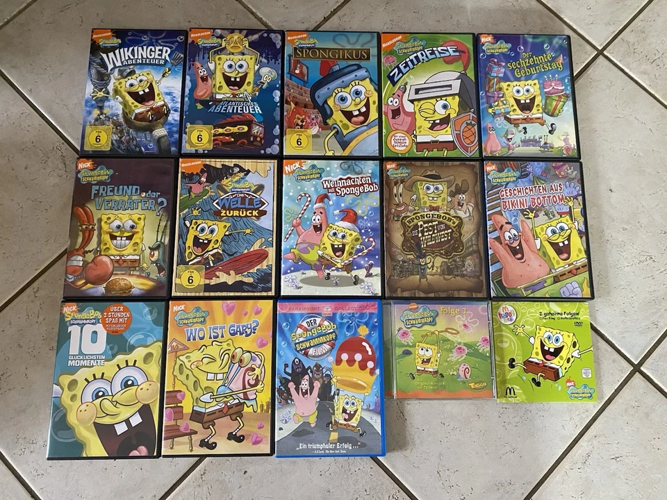 Diverse Spongebob DVDs Der Film, Weihnachten mit Spongebob und weitere - Bild 1 von 1